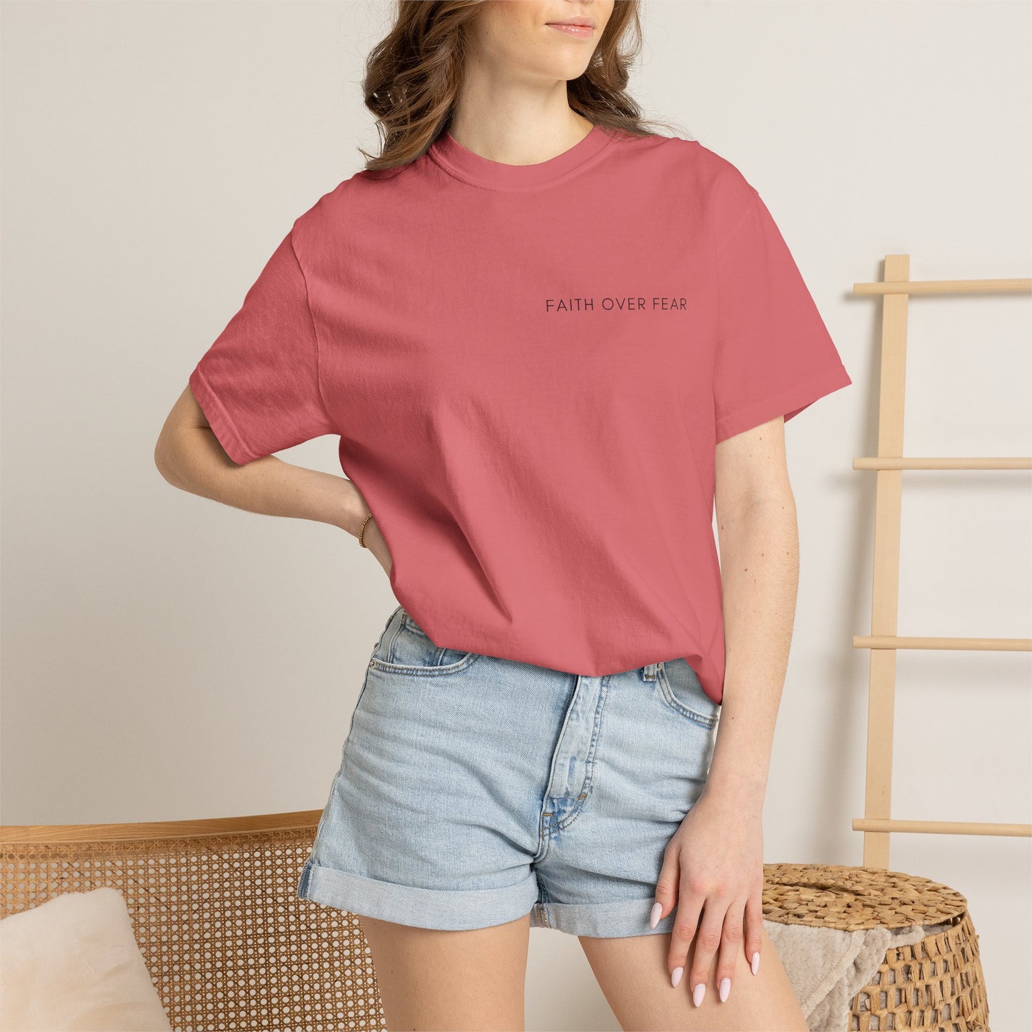 Comfort Colors - FAITH OVER FEAR VERSE tshirt