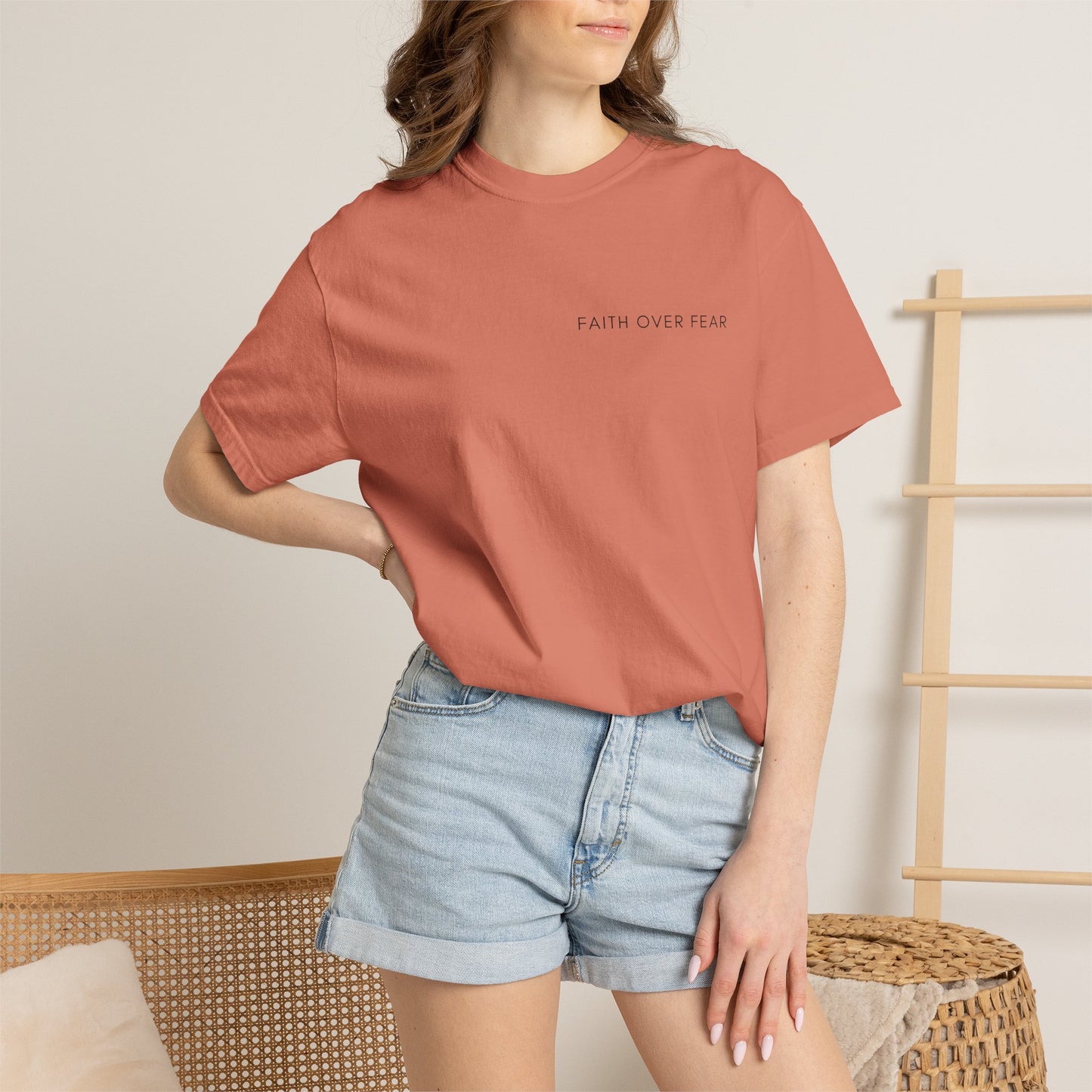 Comfort Colors - FAITH OVER FEAR VERSE tshirt