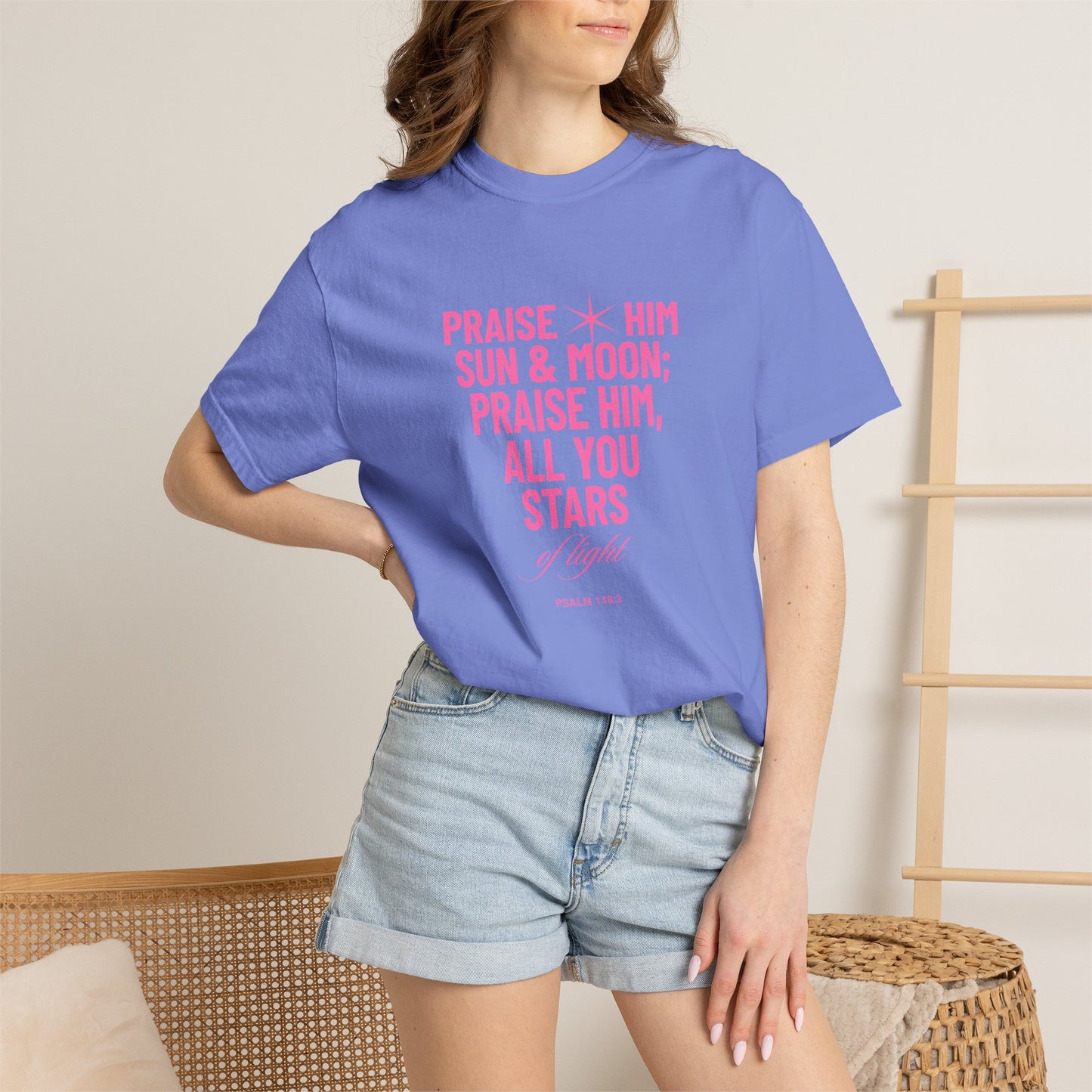 Praise Him Tee | Pink