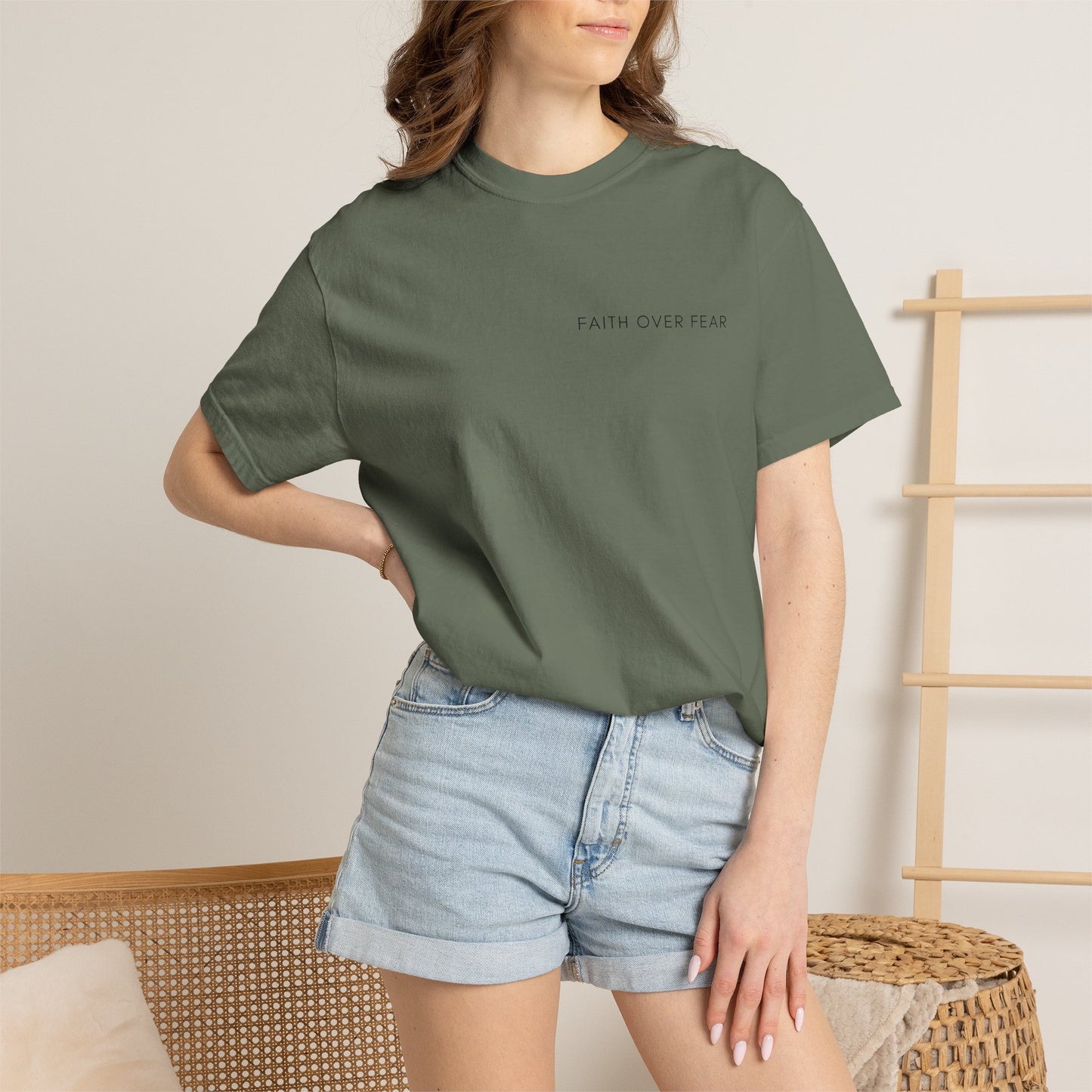 Comfort Colors - FAITH OVER FEAR VERSE tshirt