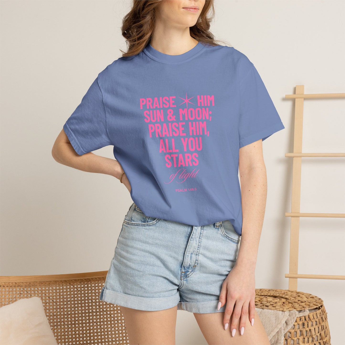 Praise Him Tee | Pink
