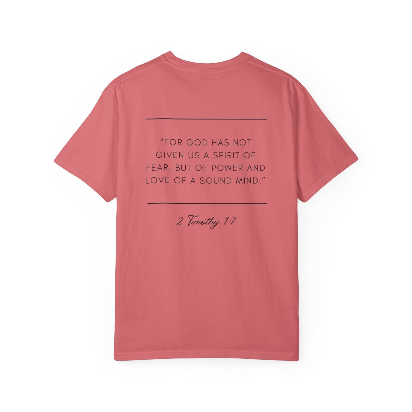 Comfort Colors - FAITH OVER FEAR VERSE tshirt