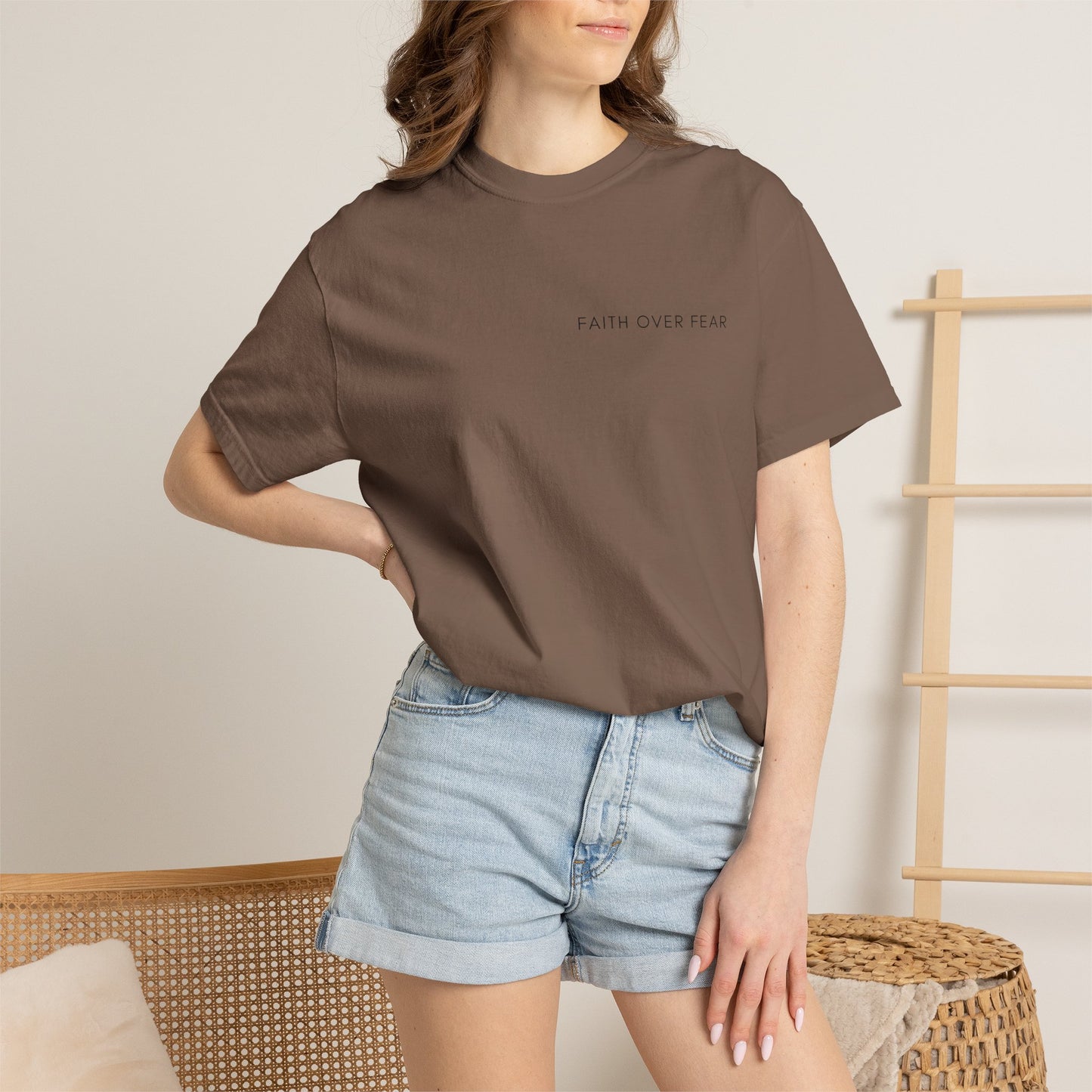 Comfort Colors - FAITH OVER FEAR VERSE tshirt