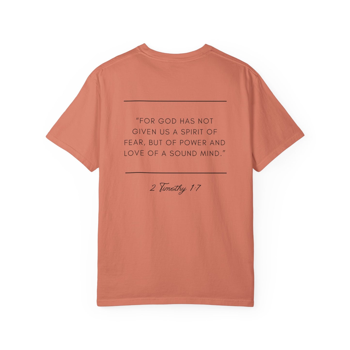 Comfort Colors - FAITH OVER FEAR VERSE tshirt