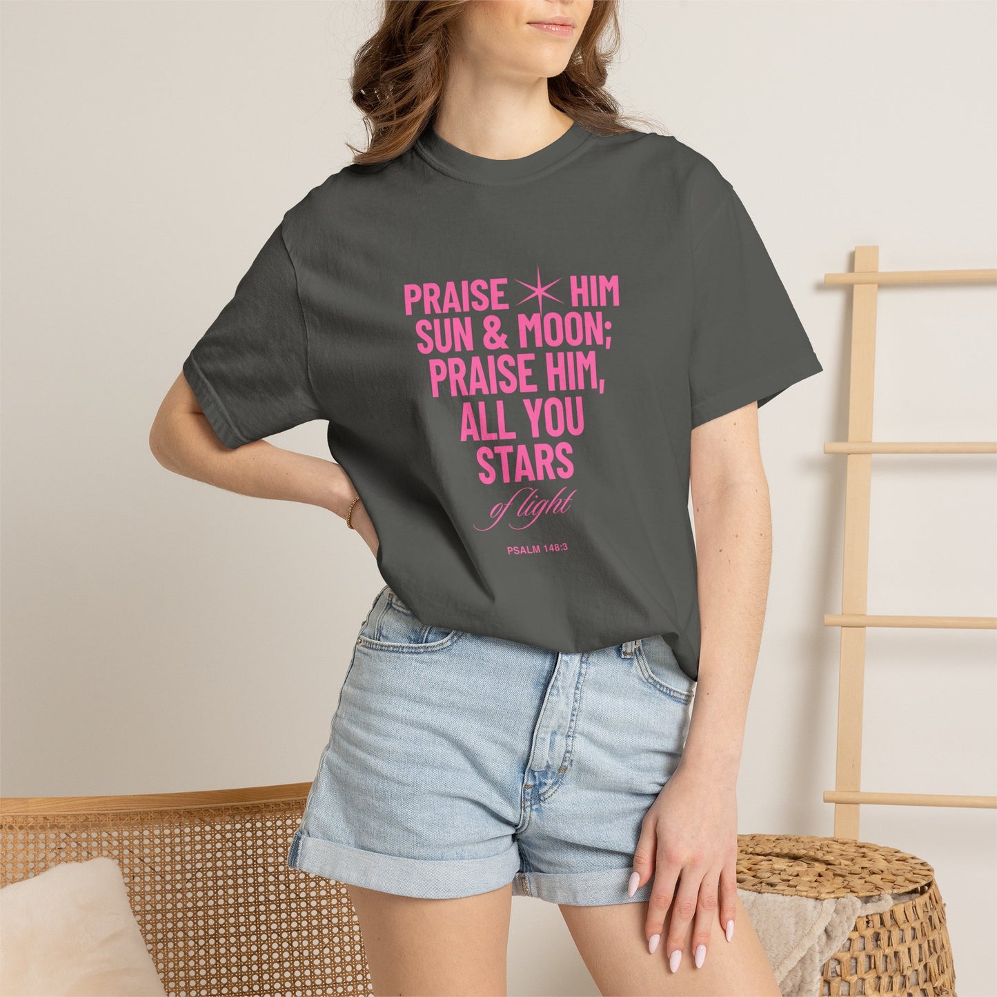 Praise Him Tee | Pink