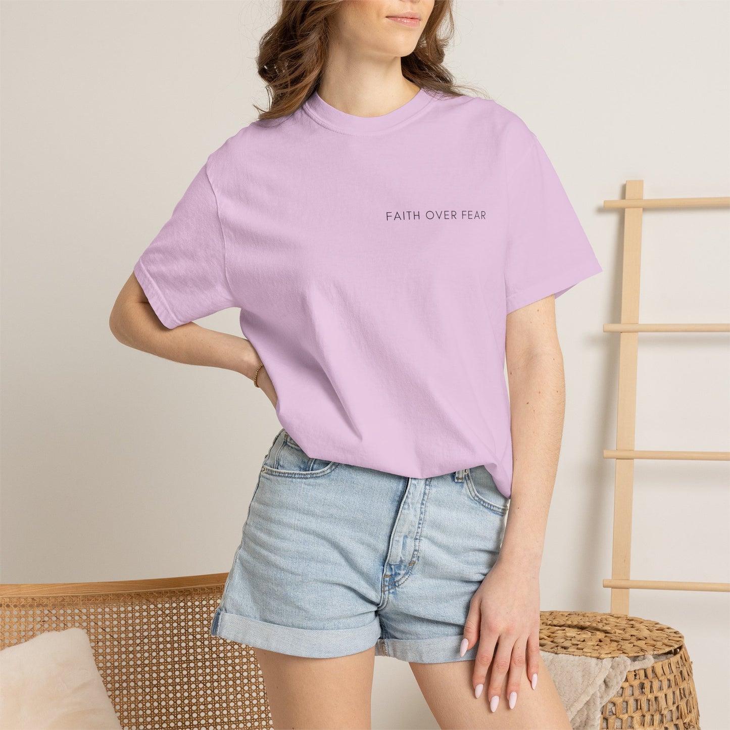 Comfort Colors - FAITH OVER FEAR VERSE tshirt