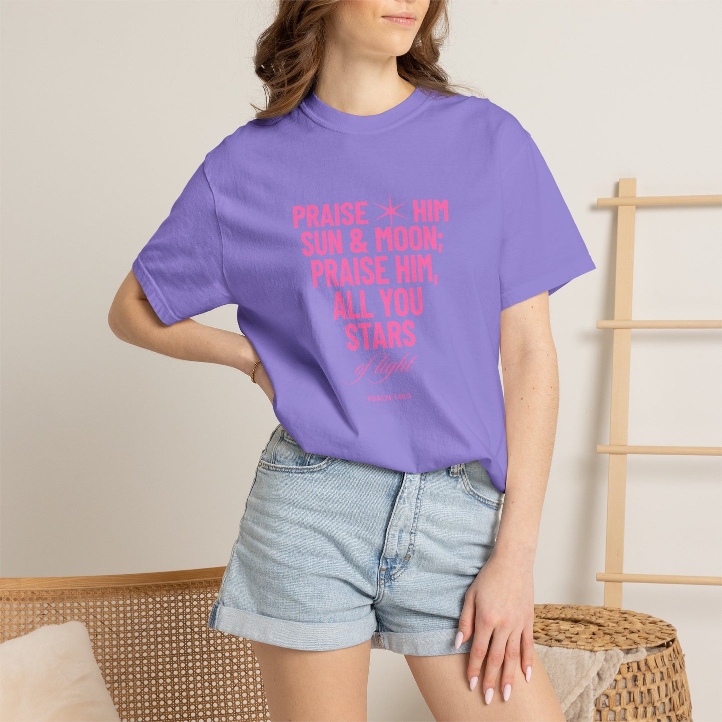 Praise Him Tee | Pink