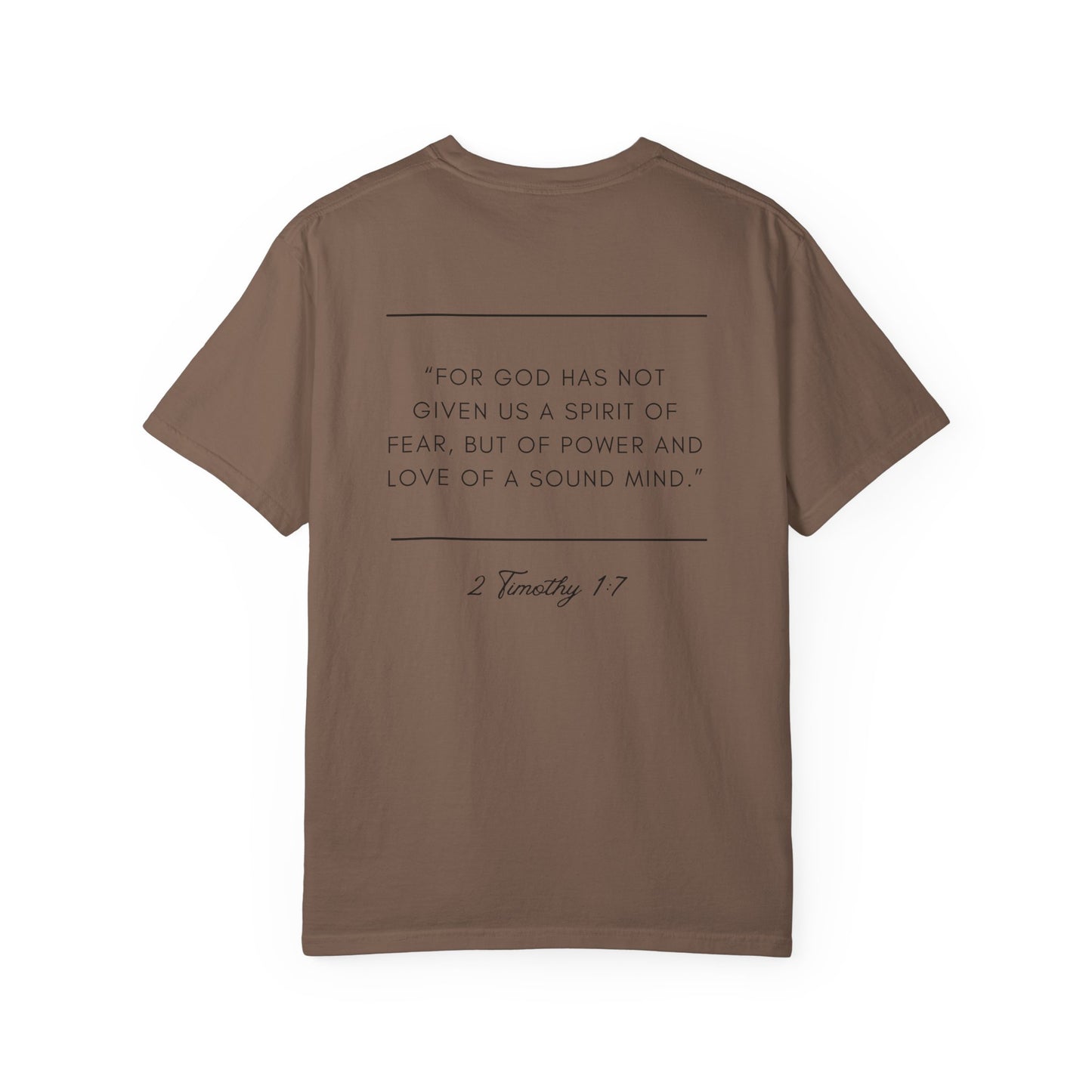 Comfort Colors - FAITH OVER FEAR VERSE tshirt