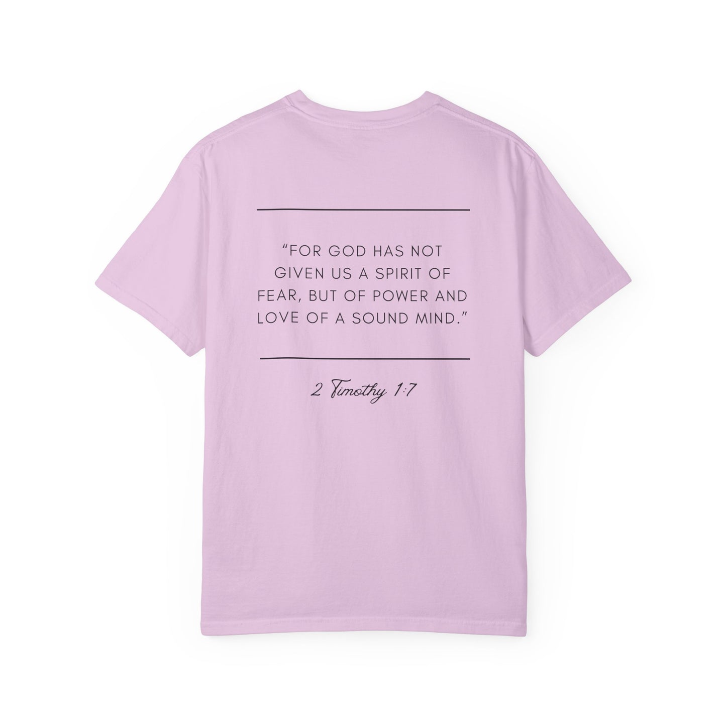 Comfort Colors - FAITH OVER FEAR VERSE tshirt