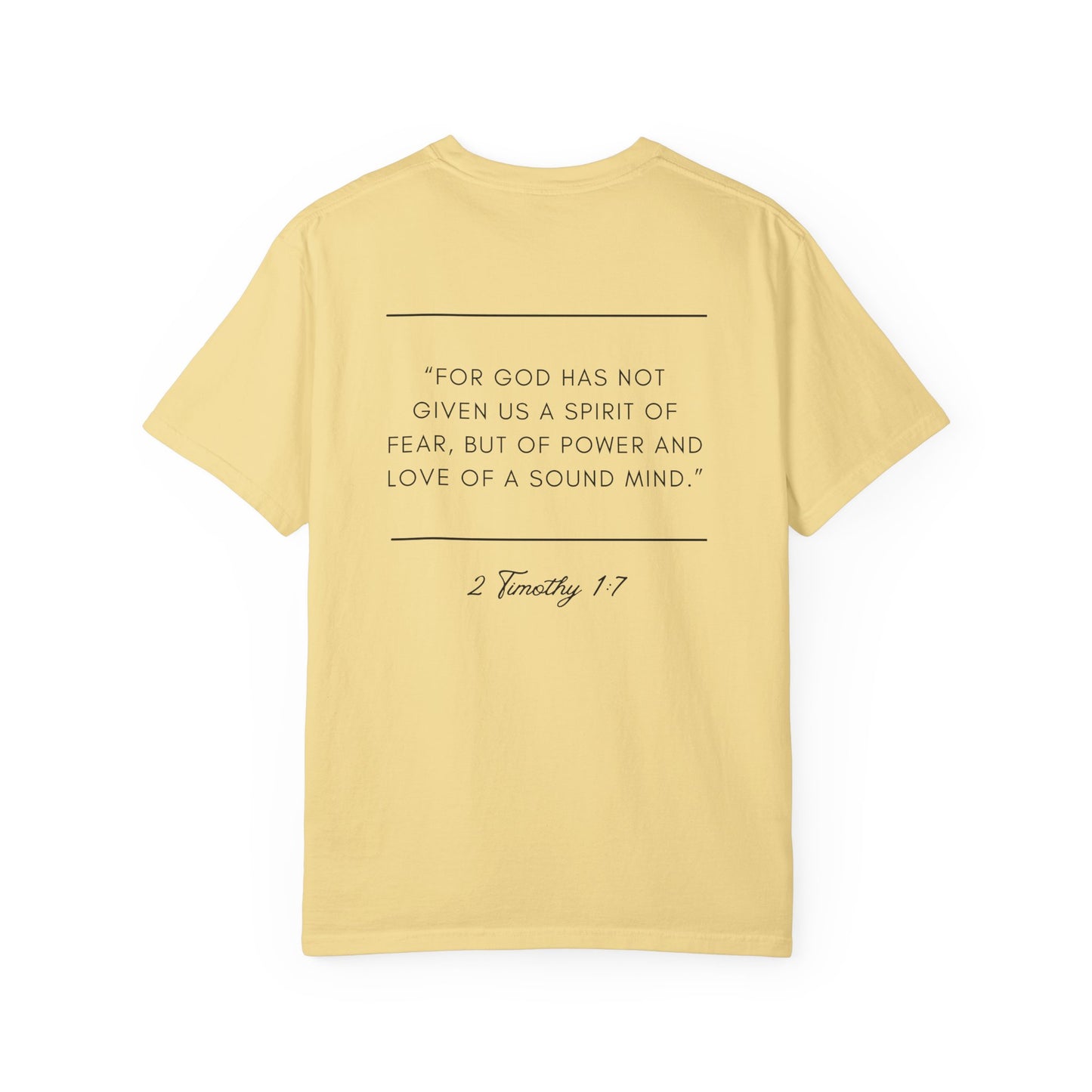 Comfort Colors - FAITH OVER FEAR VERSE tshirt