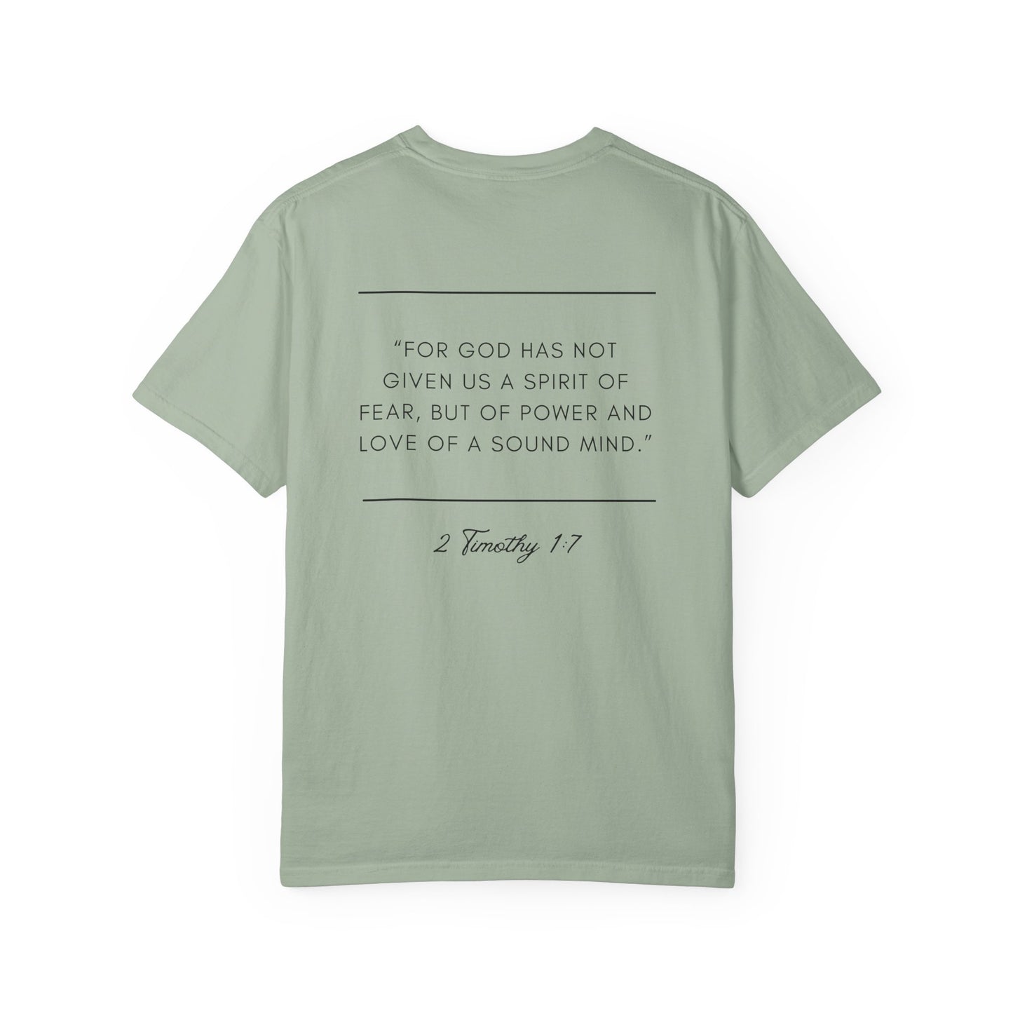 Comfort Colors - FAITH OVER FEAR VERSE tshirt