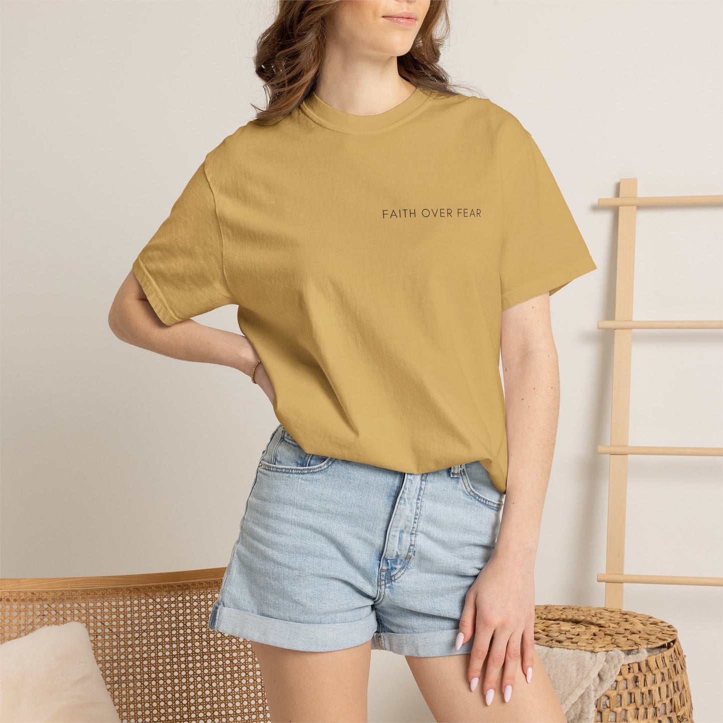 Comfort Colors - FAITH OVER FEAR VERSE tshirt
