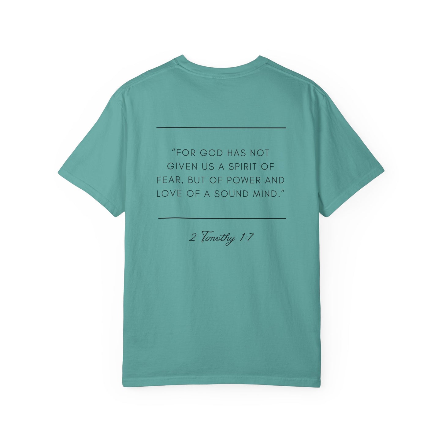Comfort Colors - FAITH OVER FEAR VERSE tshirt