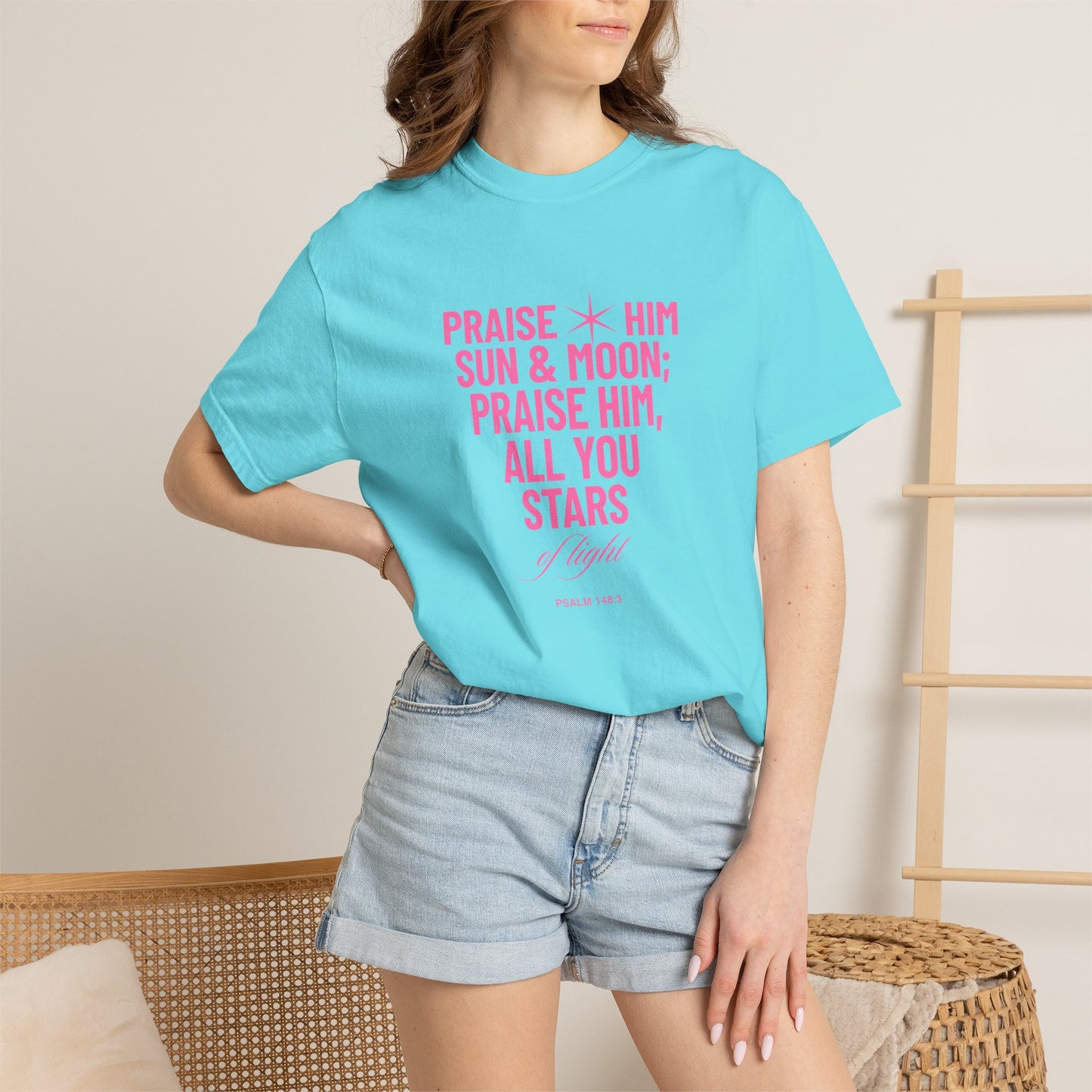 Praise Him Tee | Pink