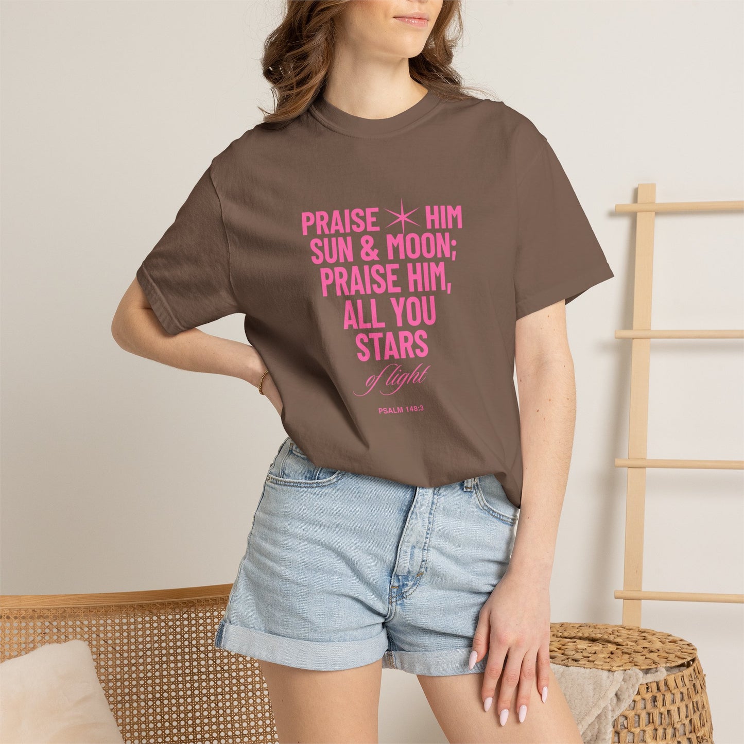 Praise Him Tee | Pink