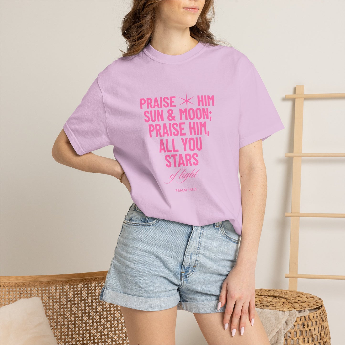 Praise Him Tee | Pink