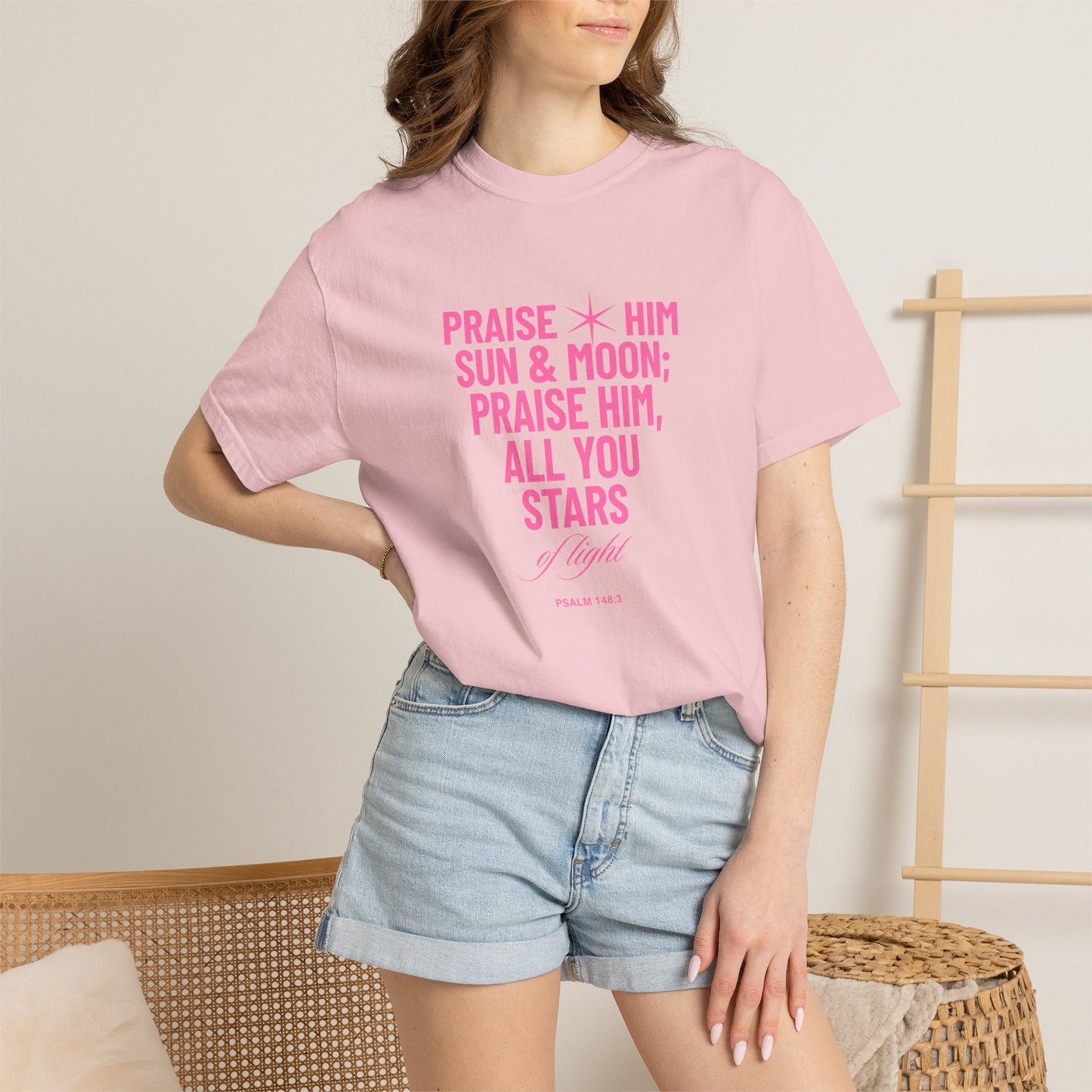 Praise Him Tee | Pink