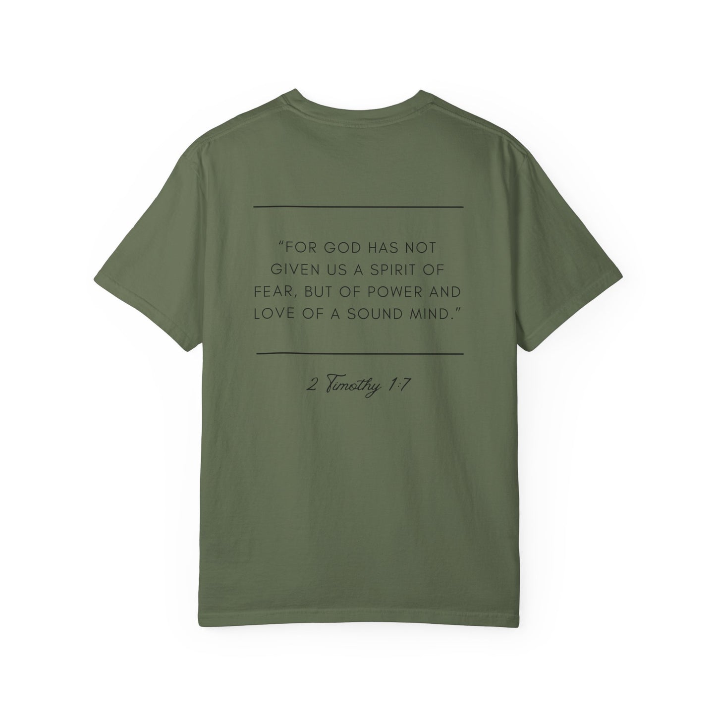 Comfort Colors - FAITH OVER FEAR VERSE tshirt