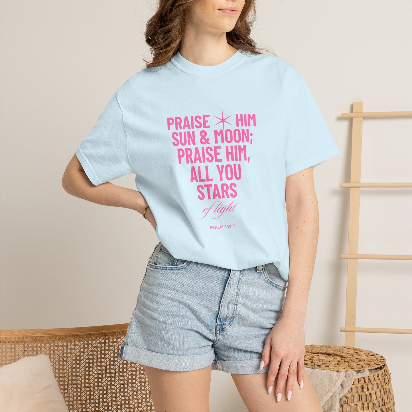 Praise Him Tee | Pink
