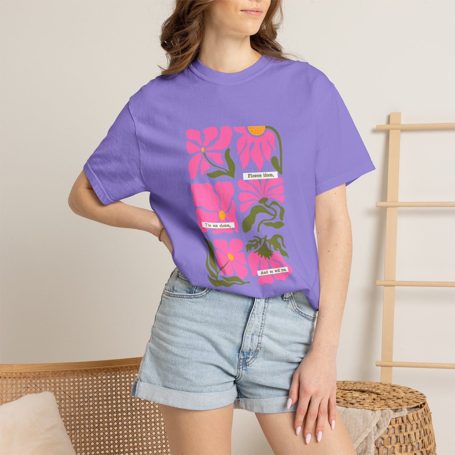 Flowers | Comfort Colors Tee