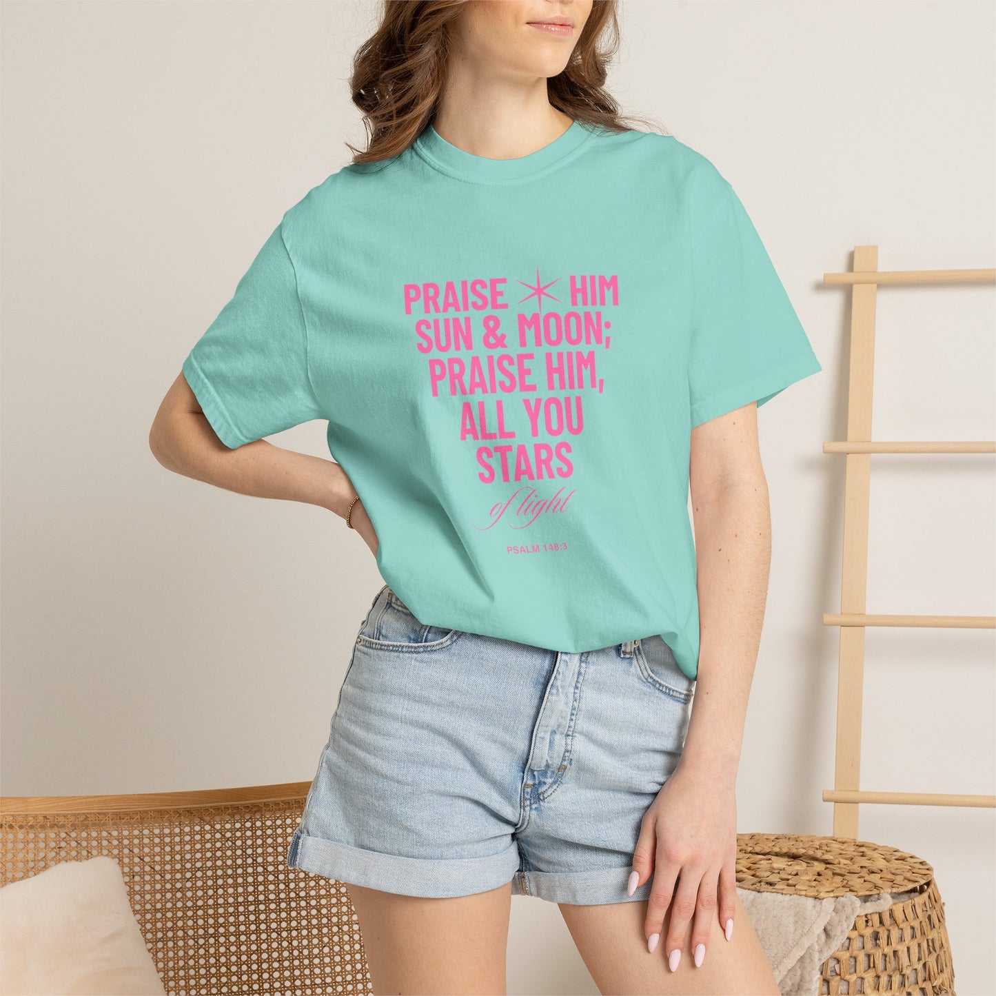 Praise Him Tee | Pink