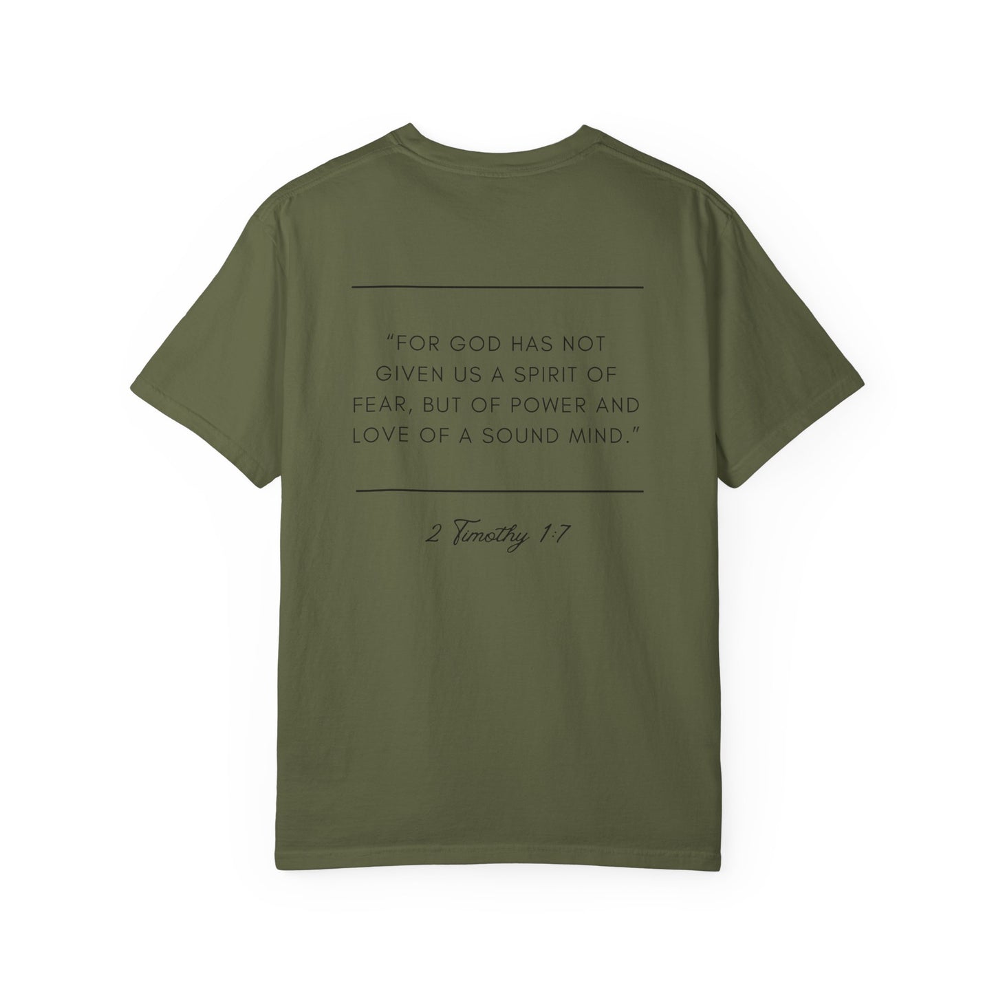 Comfort Colors - FAITH OVER FEAR VERSE tshirt