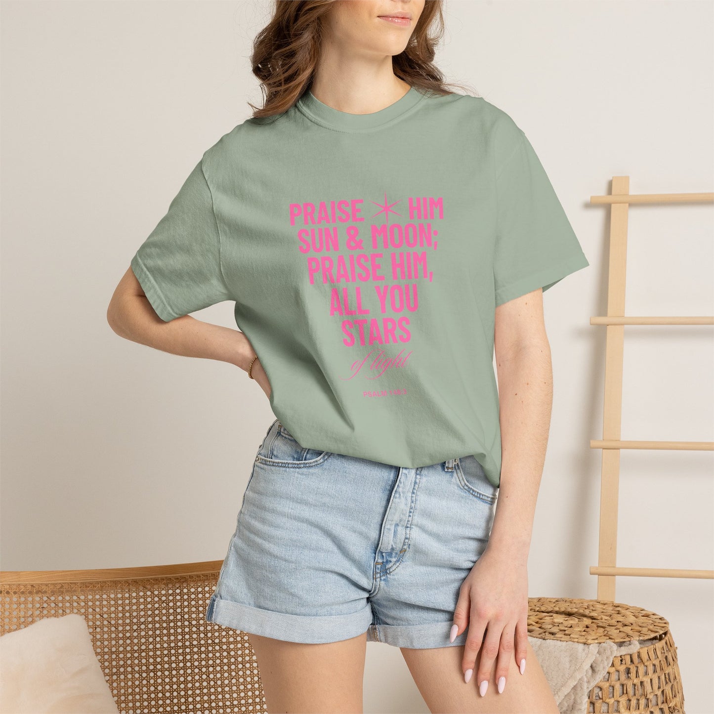 Praise Him Tee | Pink