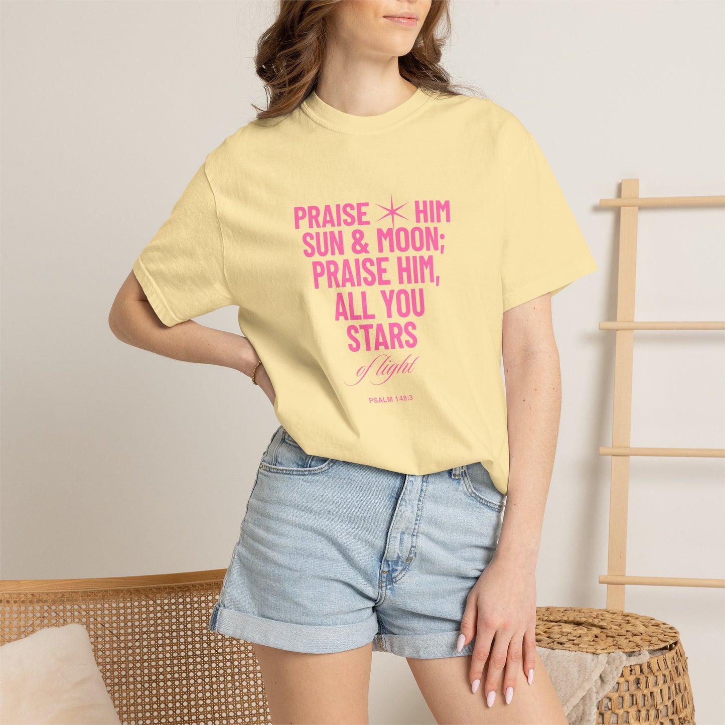 Praise Him Tee | Pink