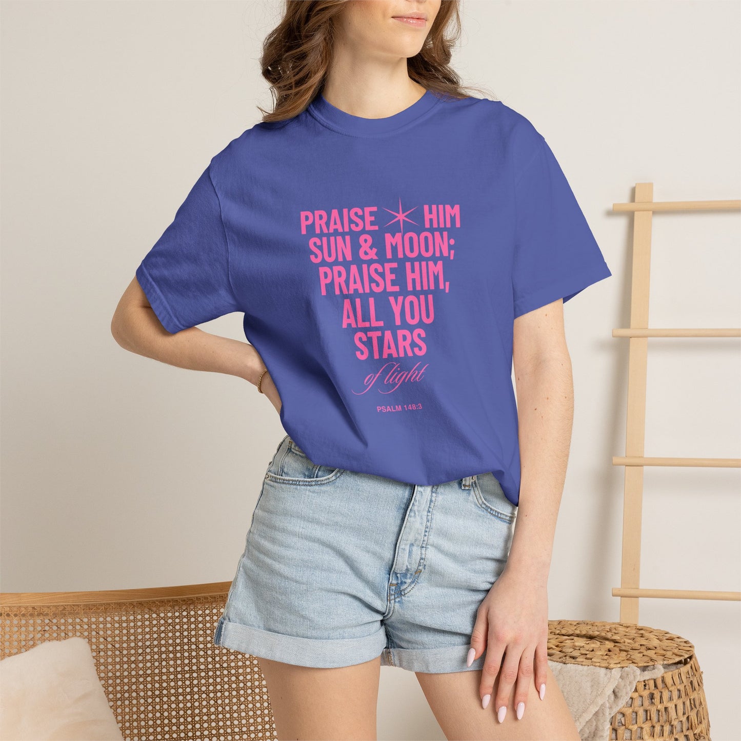 Praise Him Tee | Pink